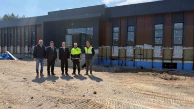 Samsun’un Havza ilçesinde yapımı süren Şehit Orhan Mutlu Bölge Trafik