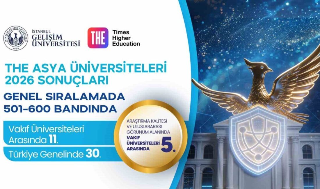 Yükseköğretim kurumlarını küresel ölçekte değerlendiren Times Higher Education (THE) tarafından