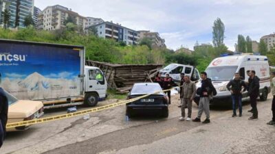 Ankara’da kontrolden çıkan kamyonun altında kalarak hayatını kaybeden iki belediye