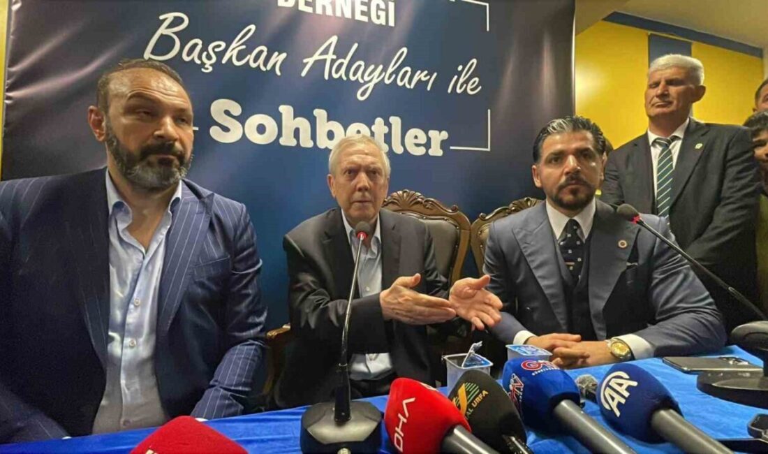 Fenerbahçe Spor Kulübü Başkan Adayı Azız Yıldırım, Şanlıurfa’da taraftarla bir