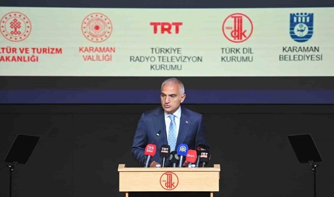Kültür ve Turizm Bakanı Mehmet Nuri Ersoy Türkçe hakkında, “Türkçe,