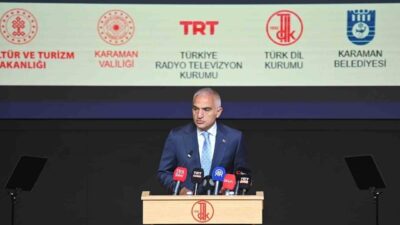 Kültür ve Turizm Bakanı Mehmet Nuri Ersoy Türkçe hakkında, “Türkçe,