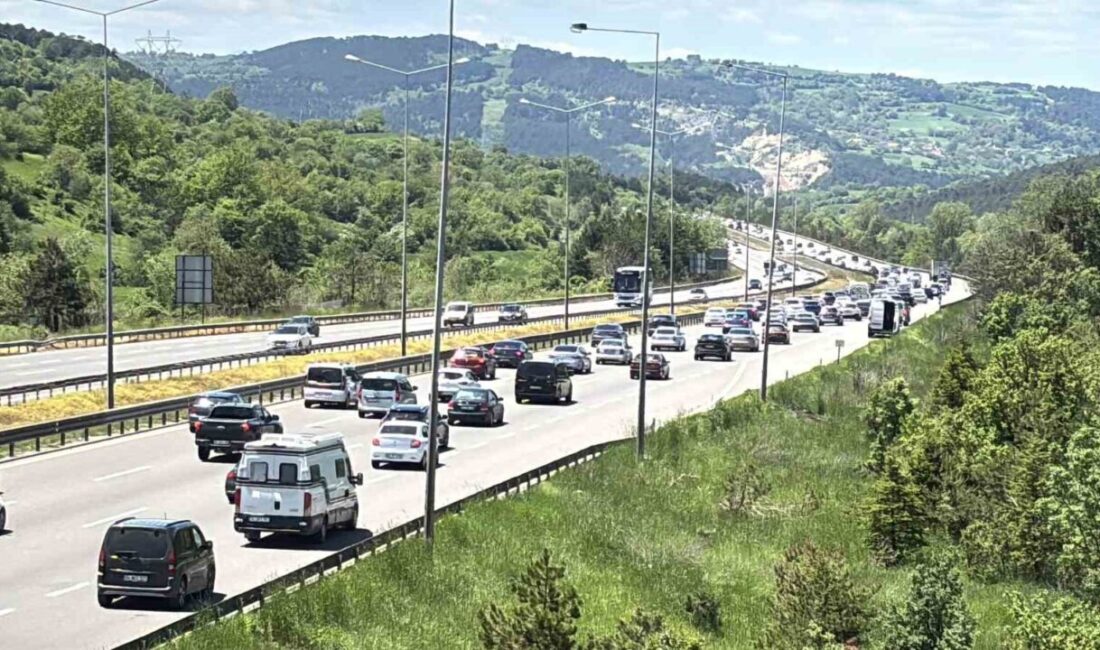 TEM Otoyolu ve D-100 kara yolunun Bolu geçişinde Kurban Bayramı’nın