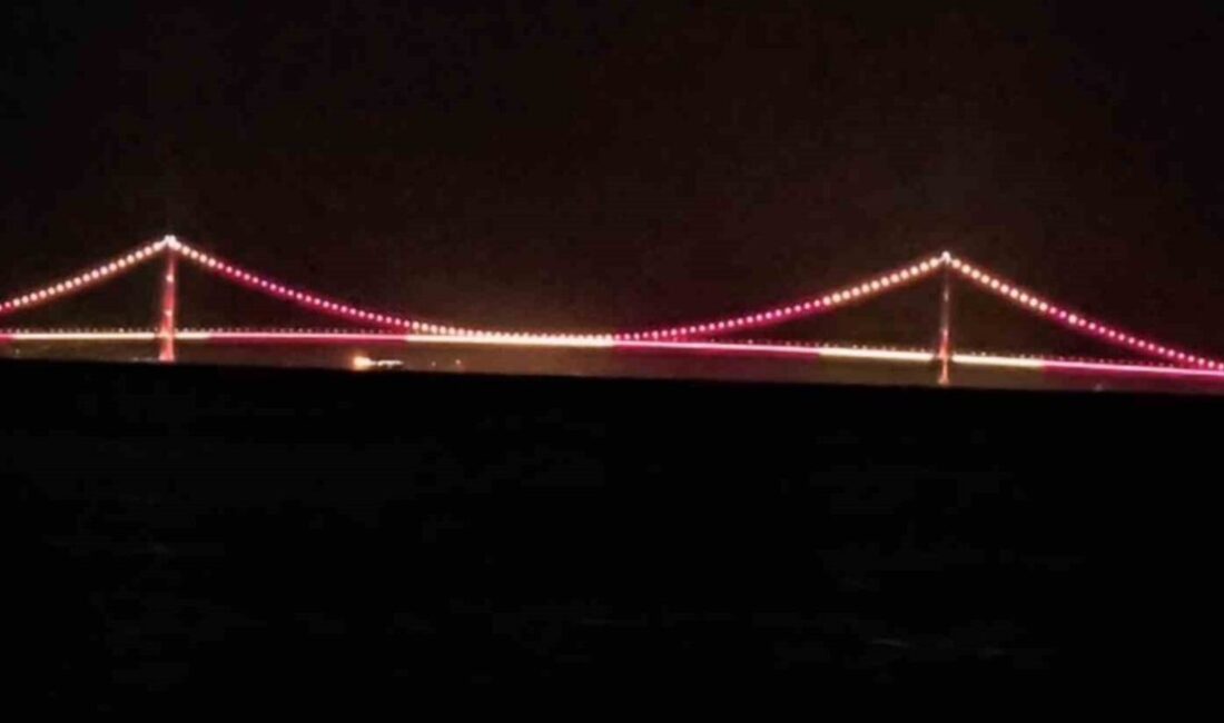 Dünyanın en büyük orta açıklıklı asma köprüsü olan 1915 Çanakkale