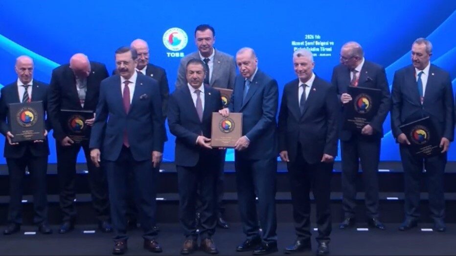Türkiye Odalar ve Borsalar Birliği’nin (TOBB) 2026 Yılı Hizmet Şeref