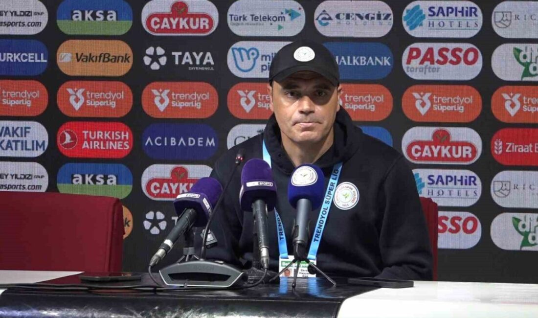 Çaykur Rizespor Yardımcı Antrenörü Ekrem Hayyam Dağ, Beşiktaş maçının ardından,