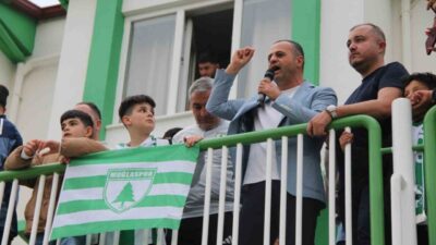 Muğlaspor Kulübü Başkanı Menaf Kıyanç, Kızılkaya Tarım Şanlıurfaspor maçı öncesi