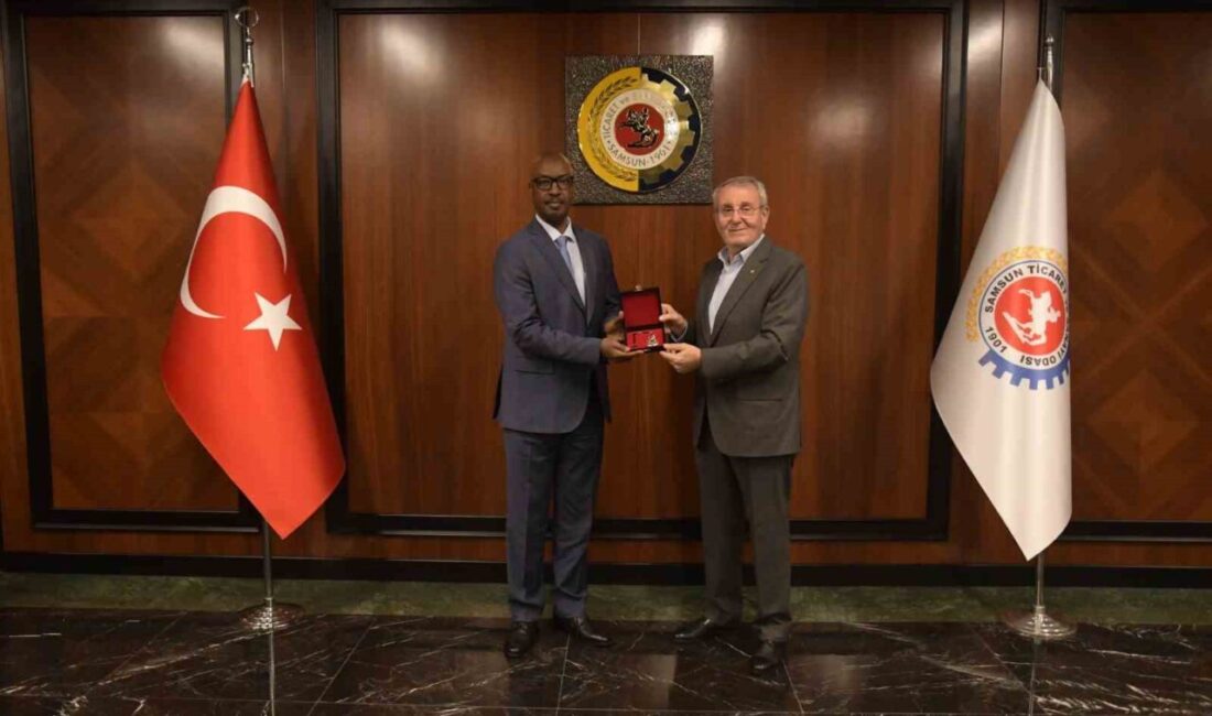 Ruanda Cumhuriyeti’nin Ankara Büyükelçisi Charles Kayonga, Samsun Ticaret ve Sanayi