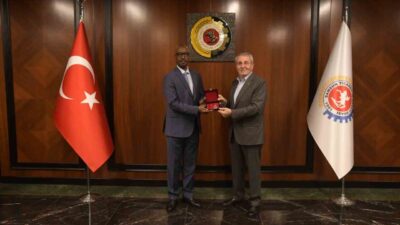 Ruanda Cumhuriyeti’nin Ankara Büyükelçisi Charles Kayonga, Samsun Ticaret ve Sanayi