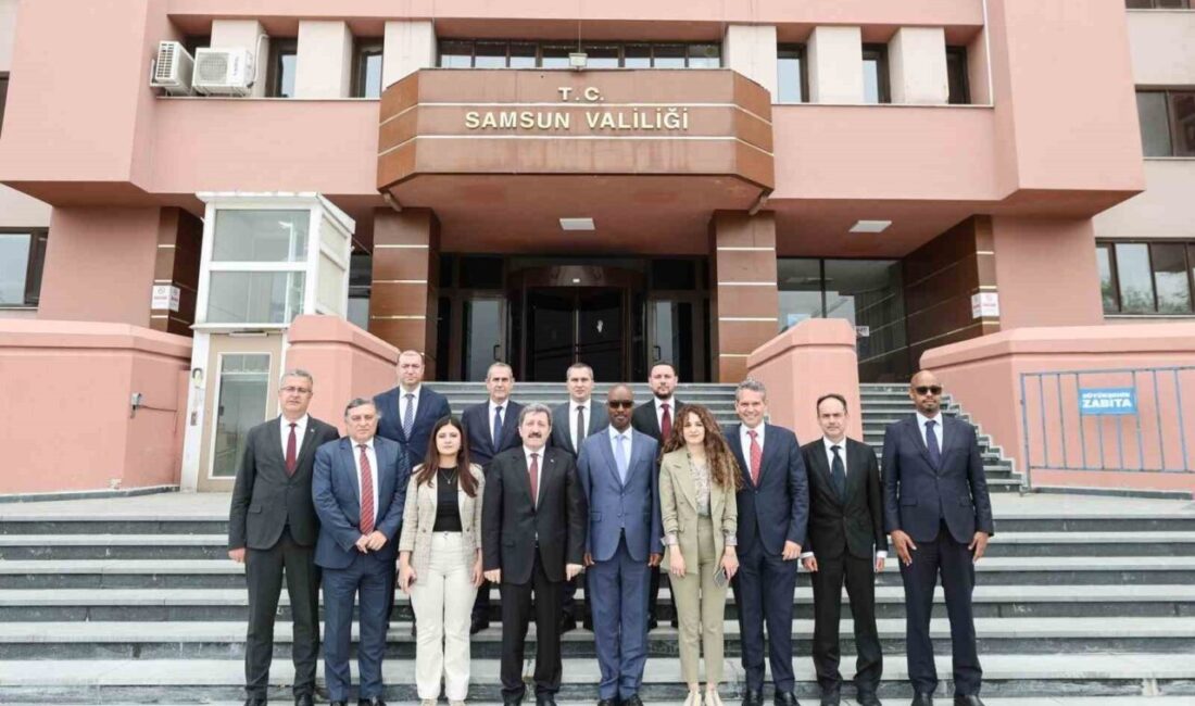 Ruanda heyeti, Samsun Valiliği’ni ziyaret ederek Türkiye ile Ruanda arasındaki