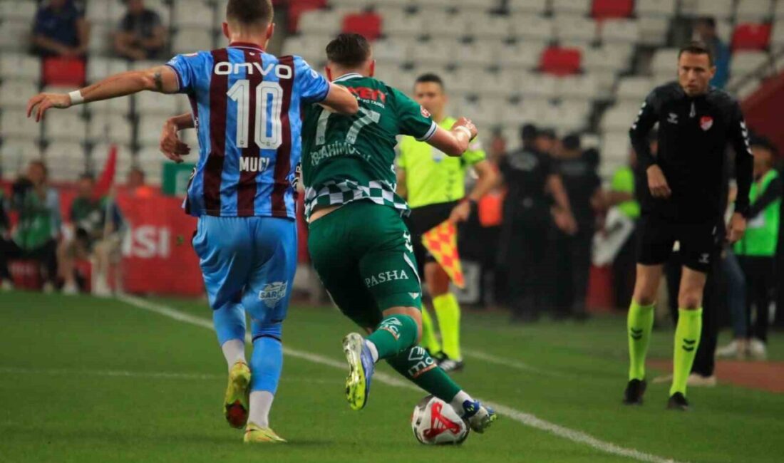 Ziraat Türkiye Kupası finalinde Trabzonspor ile Konyaspor, Antalya’da karşı karşıya