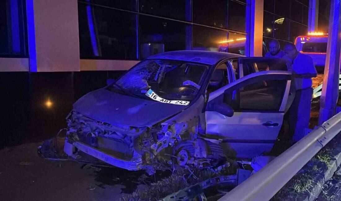 Amasya’dan Bursa’ya gelen aile, iddiaya göre sürücüsünün seyir halinde uyuması
