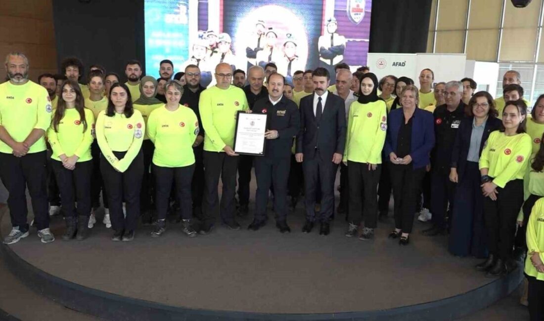 Afet ve Acil Durum Yönetimi Başkanlığı (AFAD) Akreditasyon Sistemi kapsamında,