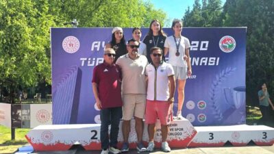 Eskişehir’de düzenlenen şampiyonada piste çıkan Aydınlı Tuana Akgün, heptatlon branşında