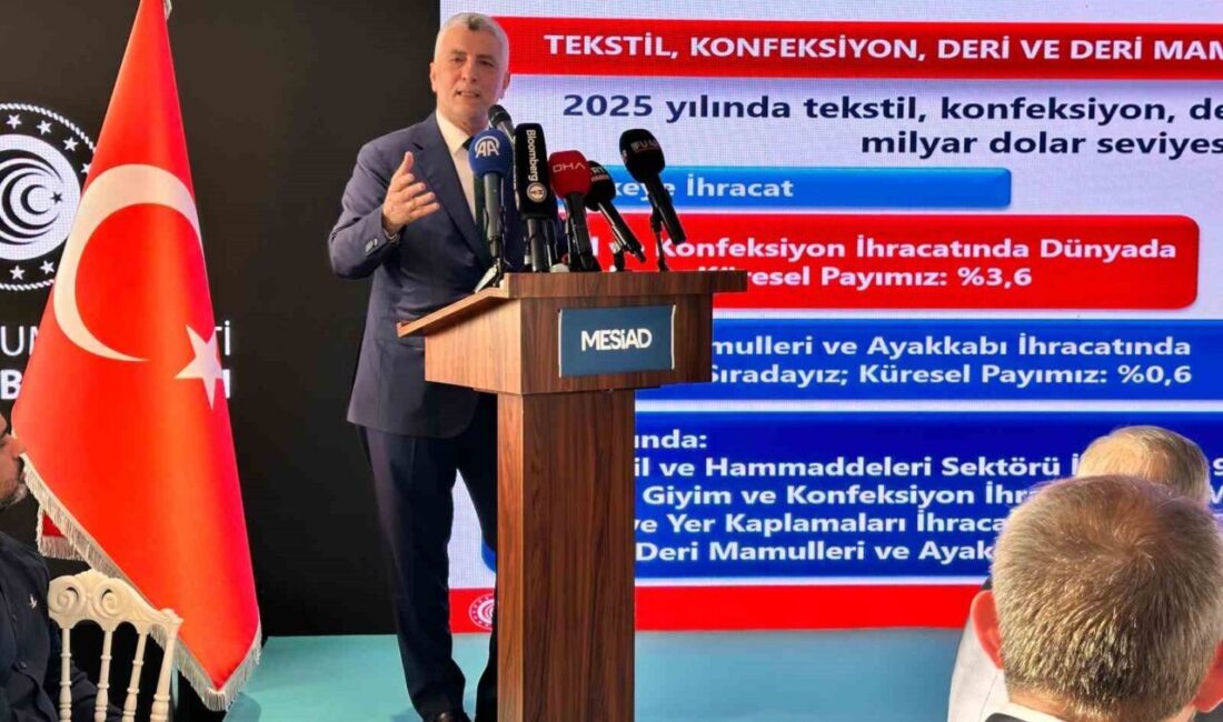 Ticaret Bakanı Ömer Bolat, “Tekstil ve giyim sektörü iç pazarla