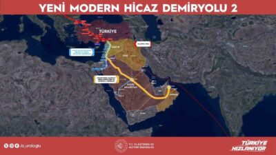 Ulaştırma ve Altyapı Bakanı Abdulkadir Uraloğlu, Hicaz Demiryolu’na ilişkin, “Suudi