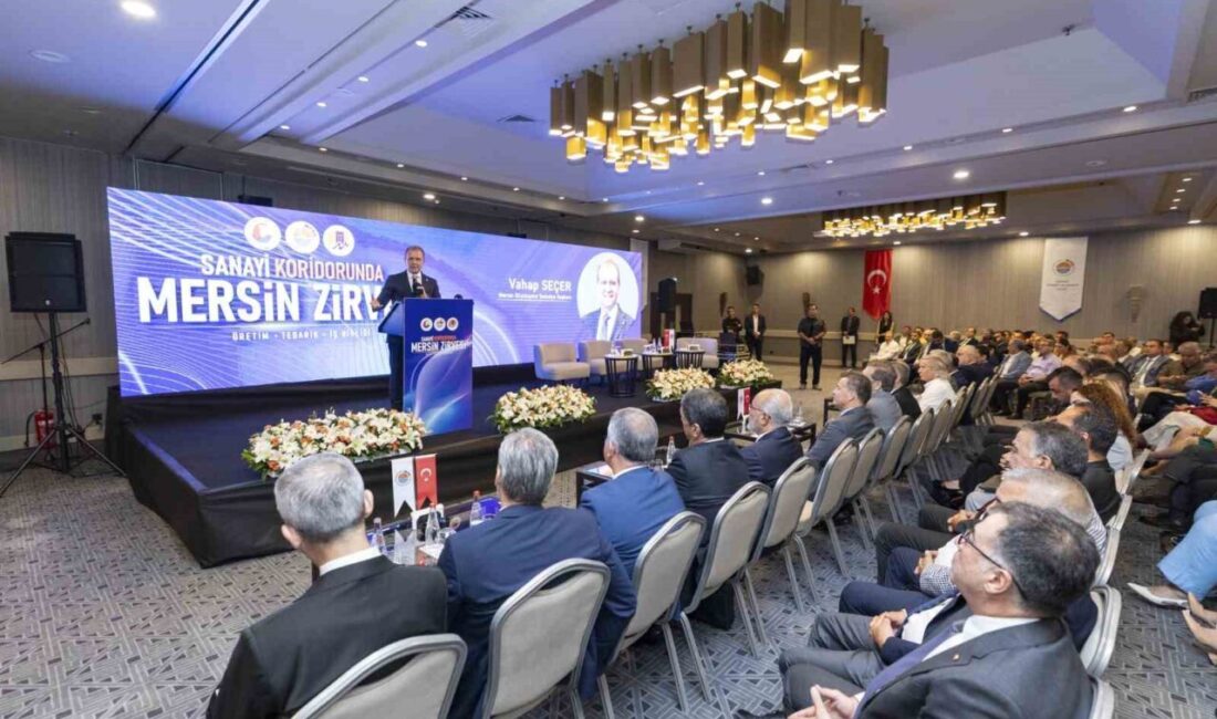 Mersin’de düzenlenen ‘Sanayi Koridorunda Mersin Zirvesi’nde konuşan Mersin Büyükşehir Belediye
