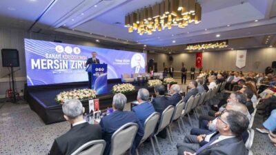 Mersin’de düzenlenen ‘Sanayi Koridorunda Mersin Zirvesi’nde konuşan Mersin Büyükşehir Belediye