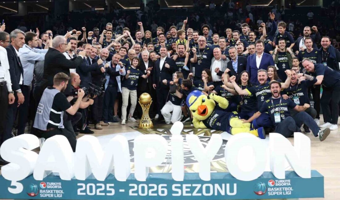 Türkiye Sigorta Basketbol Süper Ligi’nde 2025-2026 sezonunun şampiyonu olan Fenerbahçe