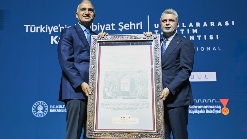 Kahramanmaraş, UNESCO Yaratıcı Şehirler Ağı’na “Edebiyat Şehri” olarak dahil edildi.