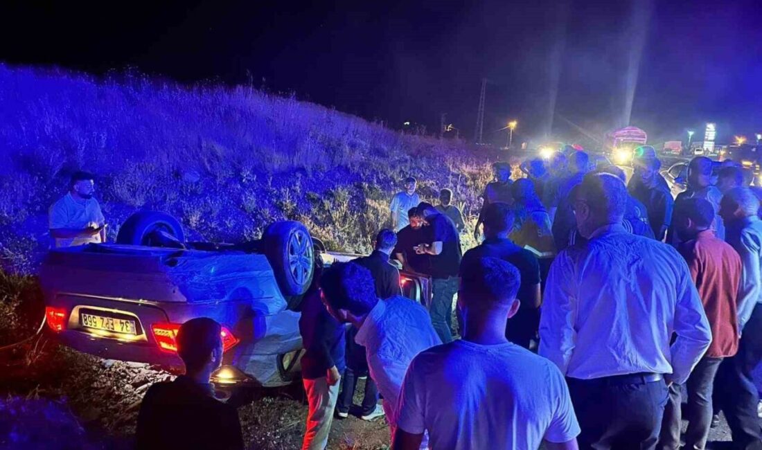 Bingöl’de otomobilin takla atması sonucu meydana gelen trafik kazasında 1