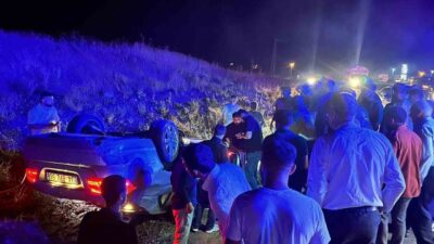 Bingöl’de otomobilin takla atması sonucu meydana gelen trafik kazasında 1