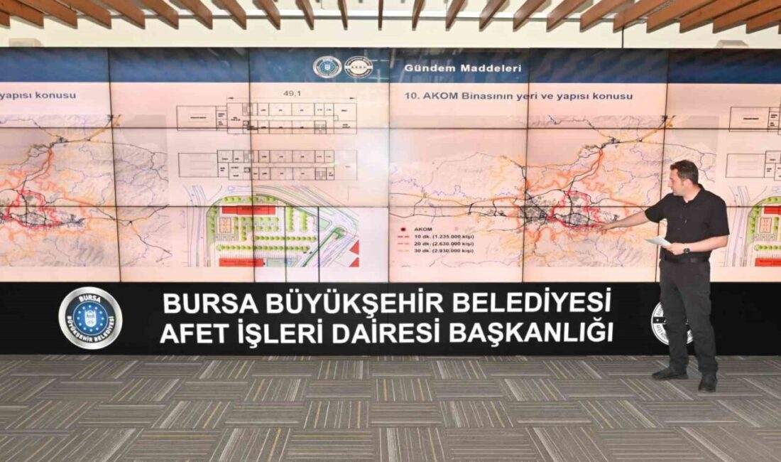 Bursa Büyükşehir Belediyesi tarafından şehri afetlere karşı daha hazır ve