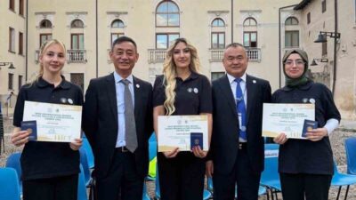 Türkiye’nin Sanda branşındaki ilk IWUF kadın hakemi Çiğdem Kiraz Şahin