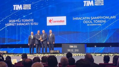 Corendon Airlines, İhracatın Şampiyonları Ödül Töreni’nde, “Türkiye’nin İlk 1000 İhracatçısı”