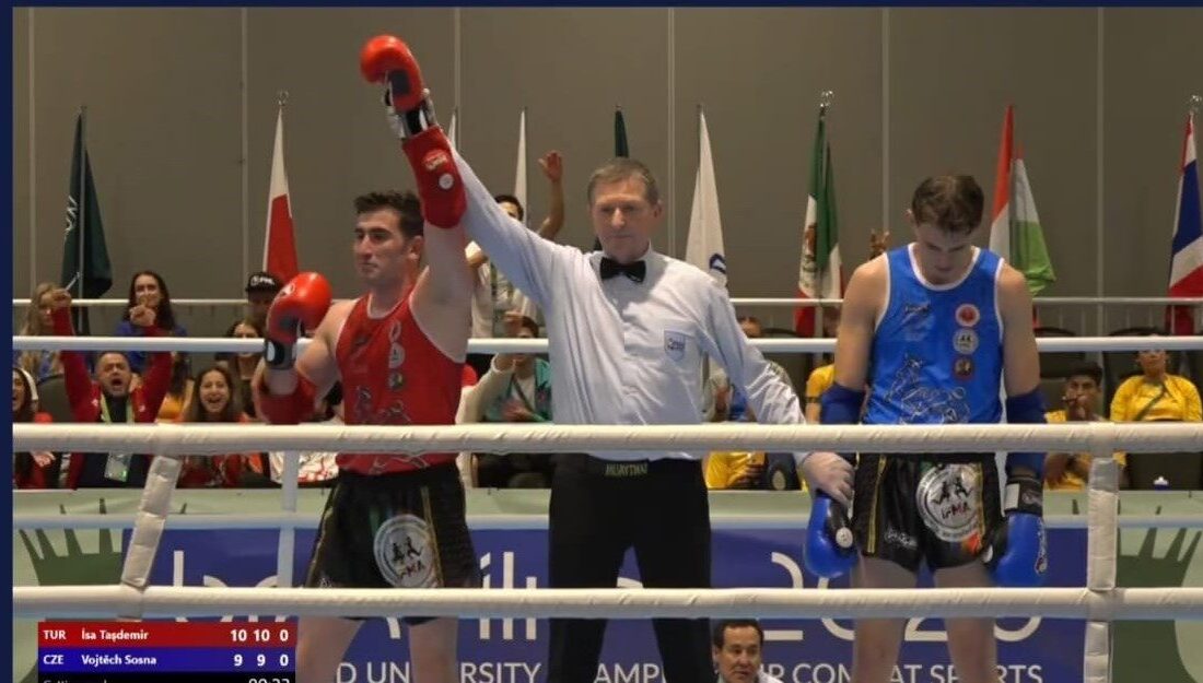 Brezilya’nın başkenti Braslia’da düzenlenen FISU Combat Sports Üniversiteler Dünya Muaythai