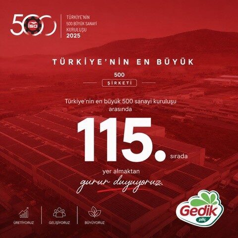 Türkiye’nin önde gelen entegre kanatlı et üreticilerinden Gedik Piliç, İstanbul