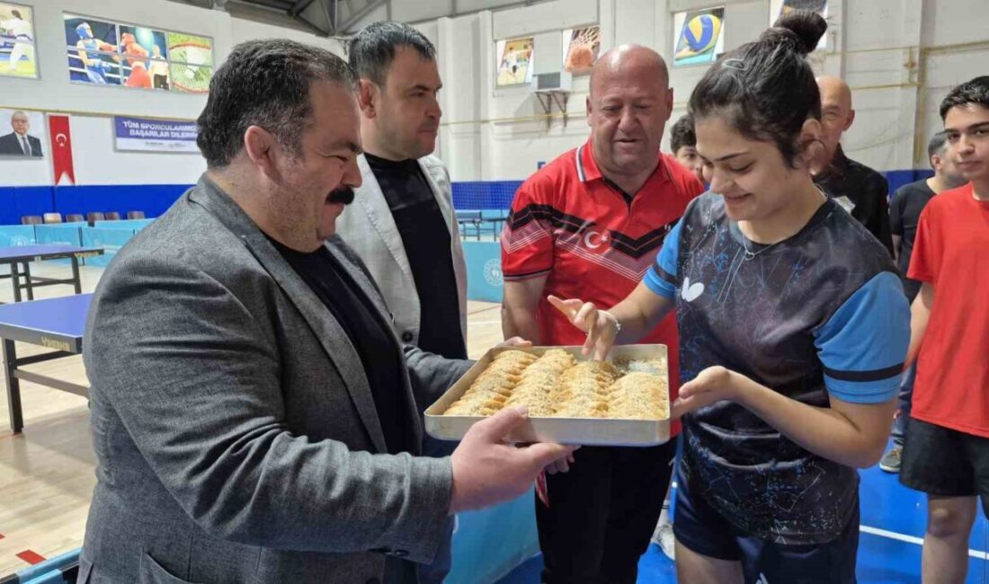 Sivas’ta devam eden İşitme Engelliler Masa Tenisi Milli Takım Kampı’nı