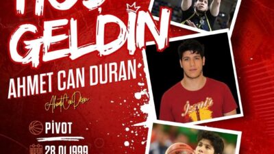 Göztepe Basketbol, 27 yaşındaki pivot Ahmet Can Duran’ı kadrosuna kattığını