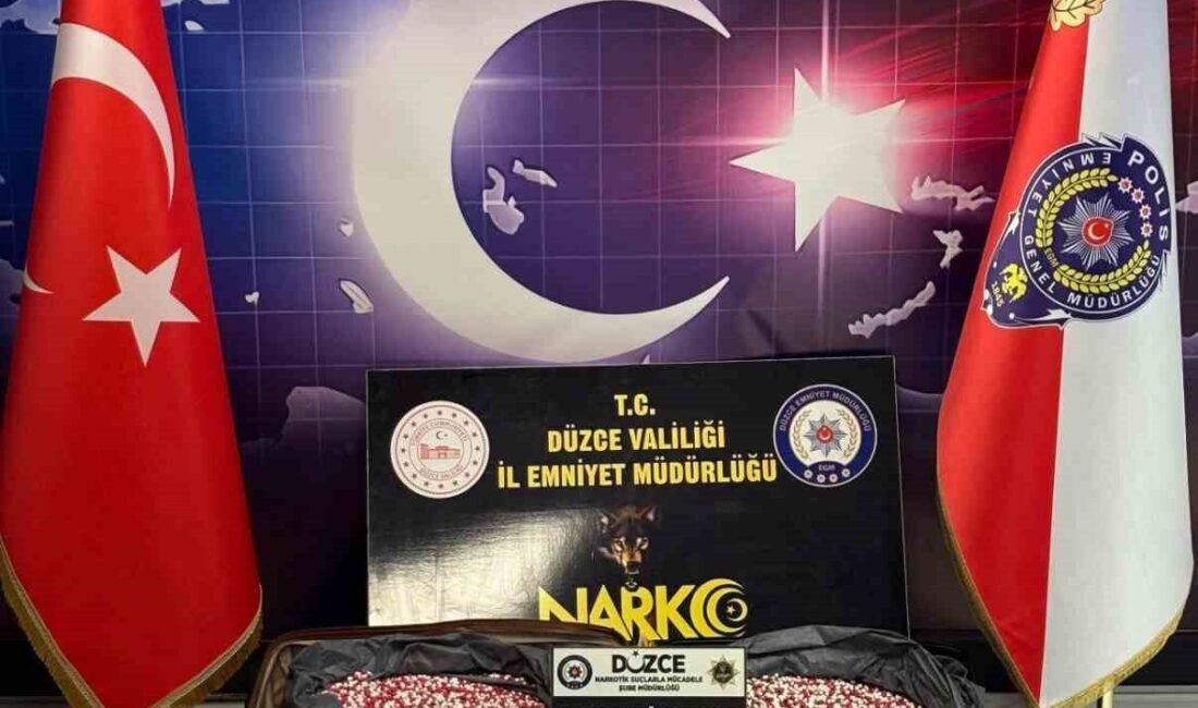 DÜZCE( ) – Düzce İl Emniyet Müdürlüğü Narkotik Suçlarla Mücadele