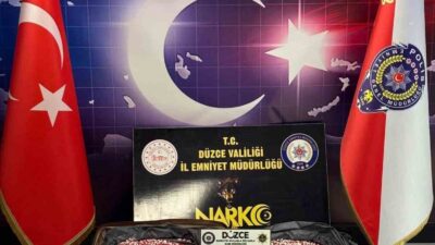 DÜZCE( ) – Düzce İl Emniyet Müdürlüğü Narkotik Suçlarla Mücadele