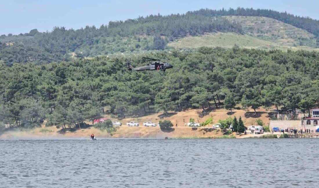 Manisa’nın Soma ilçesindeki Sevişler Barajı’nda, jandarma ve AFAD ekiplerinin katılımıyla
