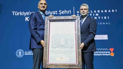 Kahramanmaraş, UNESCO’nun Yaratıcı Şehirler Ağı’na ‘Edebiyat Şehri’ olarak kabul edildi.