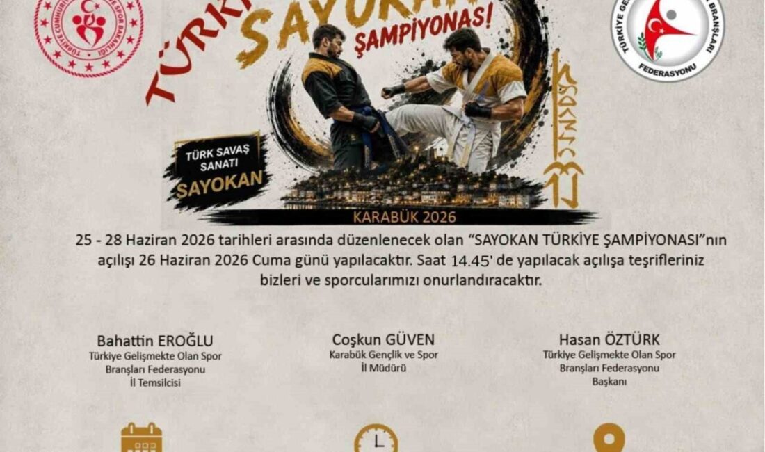 Türk savaş sanatı Sayokan’ın en önemli organizasyonlarından biri olan Sayokan