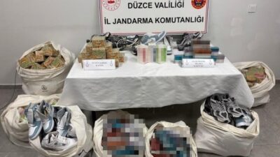 DÜZCE( ) – Düzce’de jandarma ekiplerince kaçakçılıkla mücadele kapsamında düzenlenen