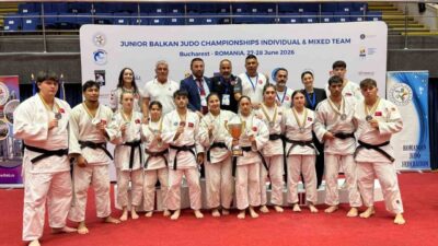 Romanya’nın başkenti Bükreş’te düzenlenen Gençler Balkan Judo Şampiyonası’nda Türkiye’yi temsil