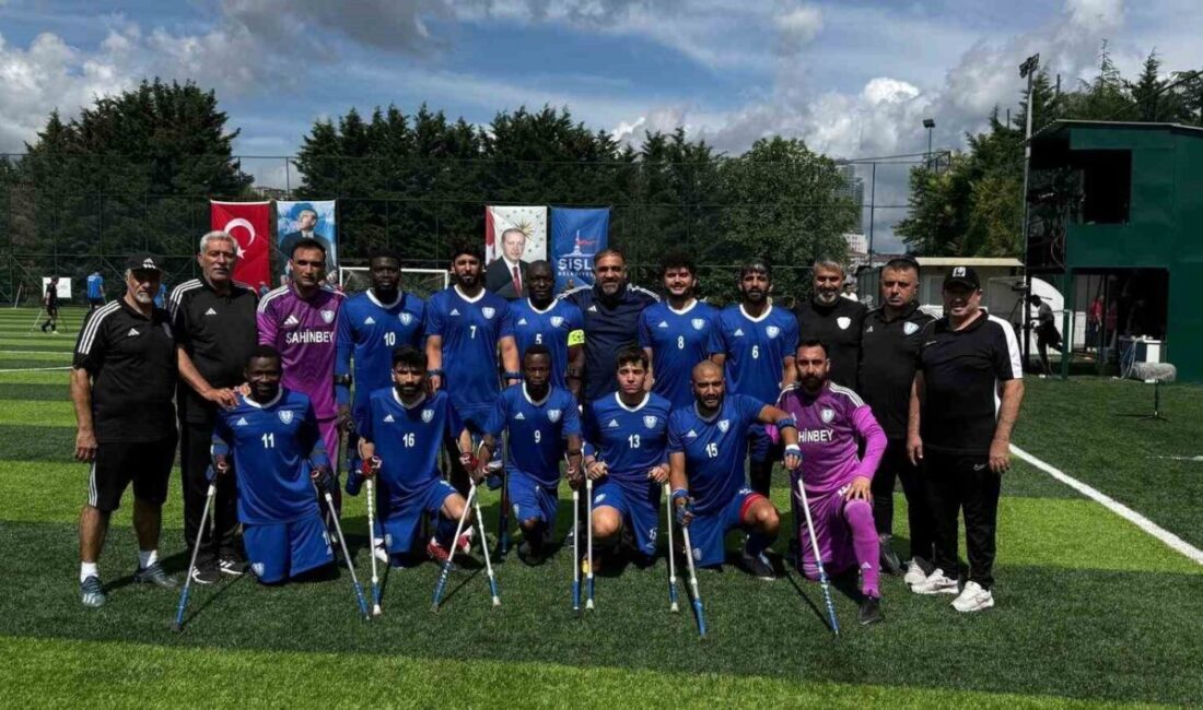 Ampute Futbol Süper Ligi’ni şampiyon olarak tamamlayan Şahinbey Ampute Futbol