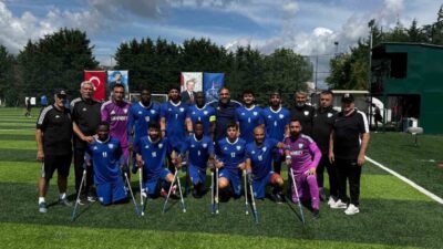 Ampute Futbol Süper Ligi’ni şampiyon olarak tamamlayan Şahinbey Ampute Futbol