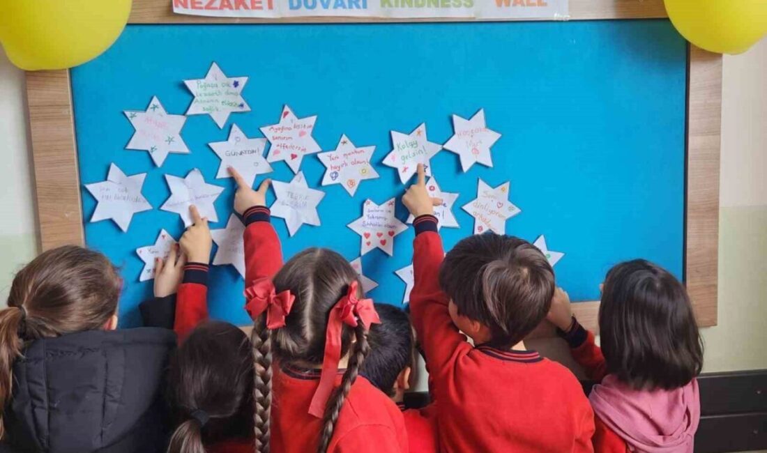 Kocasinan Şehit Haldun Ateş İlkokulu öğrencileri; ’Zorbalığa Karşı Birlikte (Together