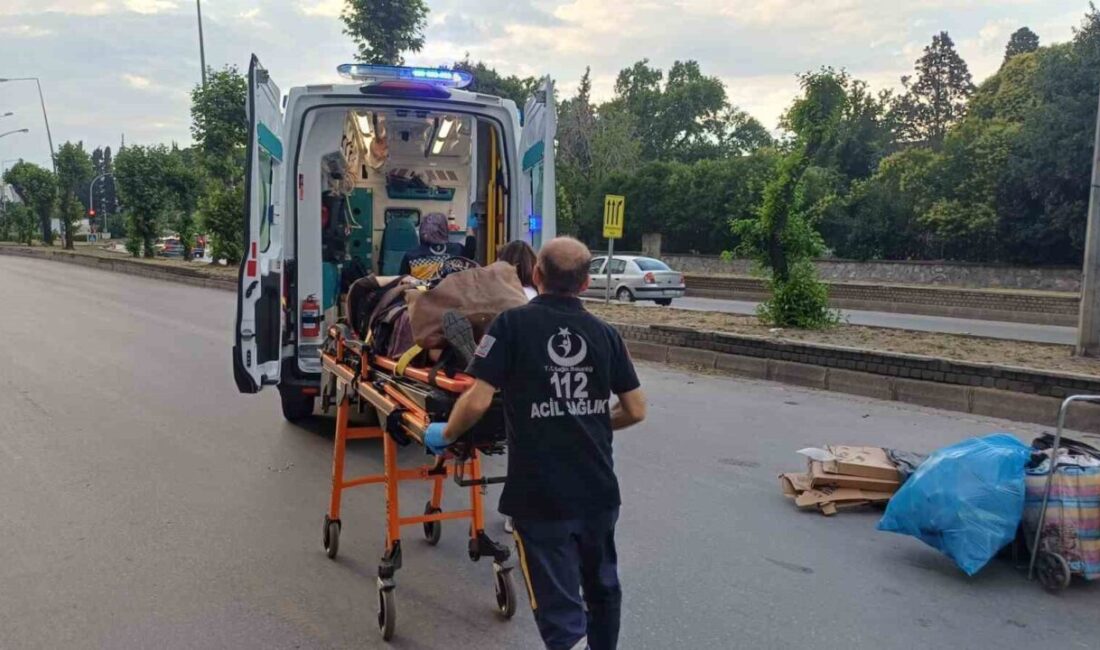Aydın’ın Efeler ilçesinde yol yapımı nedeniyle trafiğe kapalı alanda motosikletin