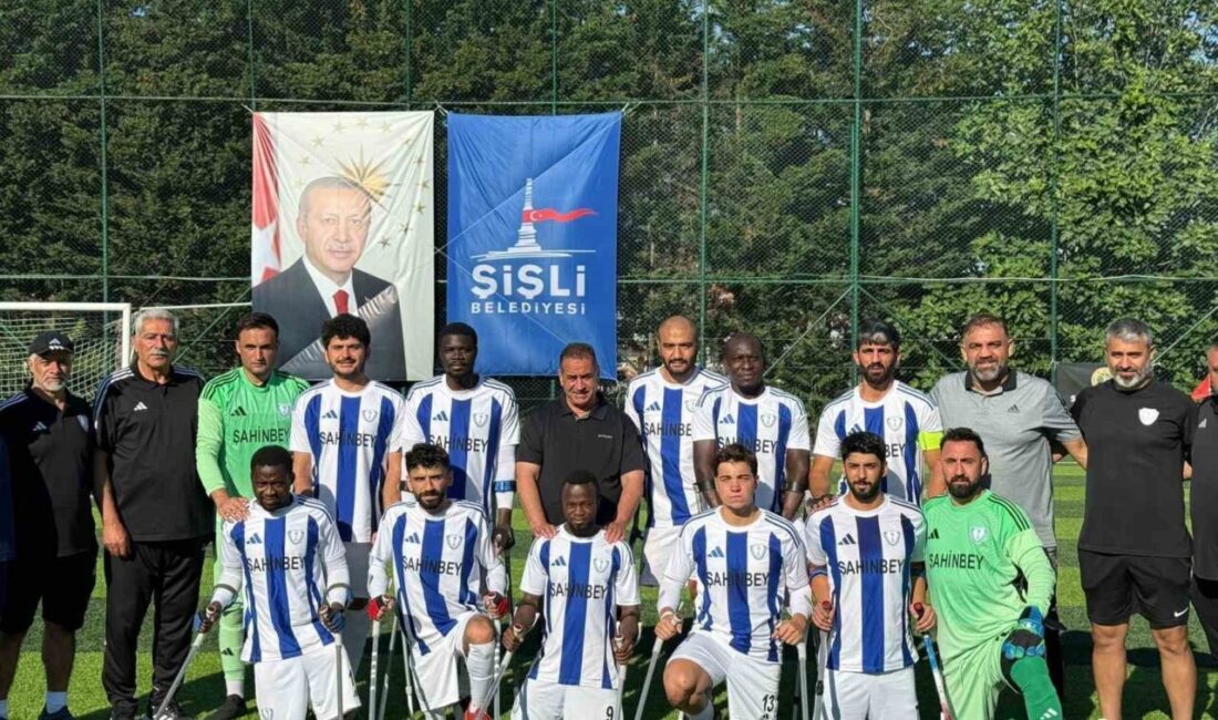 Ampute Futbol Süper Ligi’ni şampiyon olarak tamamlayan Şahinbey Ampute Futbol