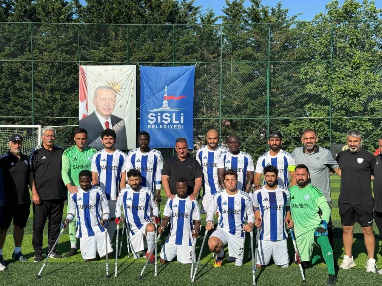 Ampute Futbol Süper Ligi’ni şampiyon olarak tamamlayan Şahinbey Ampute Futbol
