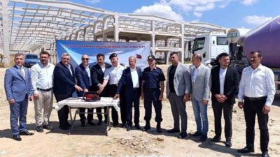 Bursa’nın Yenişehir ilçesinde Jandarmanın yeni hizmet binasının temeli düzenlenen törenle