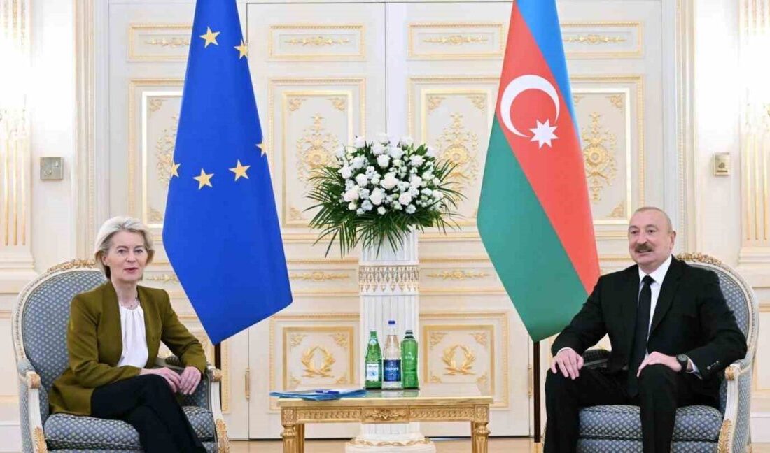 Avrupa Birliği (AB) Komisyonu Başkanı Ursula von der Leyen, Azerbaycan