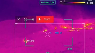 Aydın’ın Çine ilçesinde çıkan orman yangının kontrol altına alınması için
