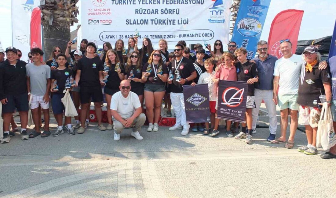Burhaniye ilçesinde, Türkiye Yelken Federasyonu Rüzgar Sörfü Slalom Türkiye Ligi